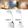 Table Lamps Astronaut Decoration Desk Lamp Multipurpose Night Light Durable Eye Protection USB Charging Bendable For Office