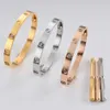 J hangke 1 par de aço amor cristal cruz chave de fenda jóias parafusos pulseiras pulseiras para mulheres masculino presente pulseiras y200810216w