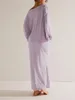 Casual Dresses Women Batwing Sleeve Maxi Dress Loose Baggy Long Lounge Boat Neck Flowy Beach Streetwear