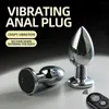 Anal Spielzeug JIUUY s Plug Vibrator Edelstahl Metall für Erwachsene oder Homosexuell Sex Stimulator Produkte Dildo 230923