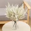 Decoratieve bloemen 2 stuks wit gras herfst kunstbloem hoge kwaliteit voor bruiloft woonkamer buiten huisdecoratie boeket nep plant