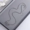 チェーンVentfille 925 Sterling Silver Dna Ed Spiral Necklace for Women Personality Trendy Party Gifts Jewelry 2021 Drop2782