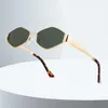 Sunglasses Polygonal Glasses Polarized Men Women Retro Vintage Eyeglasses Fashion Metal Shades Optical Frames Black