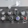 Fedi nuziali Orologio da dito punk vintage Mini cinturino elastico Orologi in lega Coppia gioielli Orologio Retro Anello al quarzo romano Donna Uomo