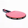 Raquetes de tênis de mesa raquete de tênis de mesa de carbono de alta qualidade com raquete de pingue-pongue de borracha cabo curto raquete de mesa de tênis cabo longo ofensivo 230923