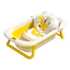 Baignoires Sièges Baignoire pliable pour bébé à écran tactile La baignoire chaude peut être assise et inclinable La baignoire pour bébé est grande et plus épaisse 230923