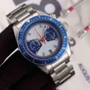 watch Montecarlo Designer trend men's stainless steel quartz t 5-pin second beat chronograph2388