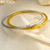 Chokers Bilandi Modern Jewelry Soft Silicone Necklace For Women Fashion Statement Gold Color Choker Necklace For Women Female Gifts 230923