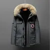 濃厚な温かくなり、パーカグースジャケット、デザイナーコート、冬のワークスーツ、屋外ファッションカップルジャケット2yo9