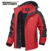 Heren donsparka's TACVASEN Winter dikkere fleece jassen waterdicht wandelen skiën jassen bergtrekking windjack uitloper mannen buiten 230923