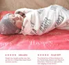 Coperte Fasce Coperta a colori personalizzata Nome del bambino Swaddle Coperta in pile di flanella Nome personalizzato Regalo per bambini Ragazzi Ragazze Madre Coperta per animali domestici 230923