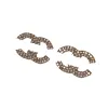 18K Plaqué Or Designer Boucle D'oreille Designers Lettre Oreille Stud Femmes Mode Diamant pour Cadeau De Noce Bijoux Accessoires 20Style