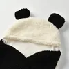 Filtar baby panda tecknad quilt soversacks mjuk höst vinter plysch svängande sömnklänning filt född swaddle wrap för 0-12m