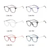 Solglasögon Blue Light Blocking Glasses Frame Optical Full Rim Alloy Flexible TR-90 Plastic AR Coating Quality Recept