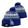 Chapéus masculinos de malha com punhos Pom Phillies Philadelphia Chapéus esportivos de malha listrados de lã lateral, gorros de beisebol quentes para mulheres