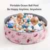 Kolej Baby Folbleble suchy basen Playpen Ball Ball Pit Basen Game Ocean Ball Pit Placground Playpen na Baby Ball Playground Beaks 230923