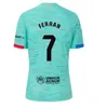 2023 2024 PEDRI GAVI SOCCER JERSEY Barca Lewandowski FC Ferran Camiseta de Futbol Auba Barca Joao 23 24 Ansu Fati Piłka nożna Joao Felix Barcelona Zestawy dla dzieci dzieci