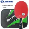 Tischtennisschläger Yinhe Profi-Tischtennisschläger 7/8/9/10 Star Carbon Offensive Ping-Pong-Schläger leicht elastisch mit ITTF-Zulassung 230923