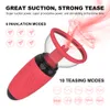 Vibrators Powerful Vacuum Suction Vibrator for Women Clitoris Stimulation Tongue Licking Sucking Female Sex Toys Adults 18 230923