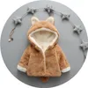 Vestes Bébé filles chaud manteaux d'hiver épais fausse fourrure mode enfants veste à capuche manteau pour fille vêtements d'extérieur enfants vêtements 04 ans 230923