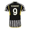 fans player soccer jerseys 22 23 24 home away MILIK DI MARIA VLAHOVIC KEAN POGBA CHIESA McKENNIE LOCATELLI football shirt 2023 2024 Kits men and Kids unifor JUvEntUs