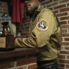 جاكيتات الرجال برونسون تاكسي سائق Travis Bickle Tanker Jacket Winter Military Coat Khaki 230923