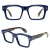 Armação de óculos ópticos masculinos, armações de óculos quadradas grossas, vintage, moda unissex, óculos para mulheres, feitos à mão, 315t