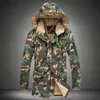 Vestes pour hommes Marque hiver hommes épais Camouflage veste hommes Parka manteau mâle à capuche Parkas veste hommes militaire pardessus 230923