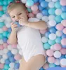 Baby Rail 100 st Outdoor Sport Ball Colorful Soft Water Pool Ocean Wave Ball Baby Barn roliga leksaker miljövänlig stress Air Ball 230923