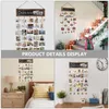 Frames Easel Hanging Picture Display Wall Decor Po Frame Postcard Hanger Rope Holder