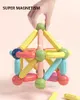 Magnetyczne budynki Blokuje zabawkę dla małych dzieci Montessori STEM Educational Construction Zestaw Magnet Toys for Kids