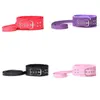 Bondage PU Leather Collar For Adult Games Sex And Leash Couples Erotic Toy BDSM Sexual Stimulation Flirting Restraints 230923