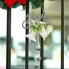 Metal God julklockdörr hängande klockprydnad med Bow Bell Ornament Bell Tree Pendent för julgran 122178