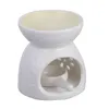 Candle Holders Ceramic Essential Oil Lamps Aroma Burner Holder Fragrance Tea Light Case Pink For Candles