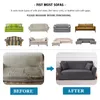 Stol täcker elastisk soffa för vardagsrum geometriska fåtöljer älskar soffa täck hörn l formad behov beställ 2 stycken 230923