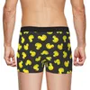 Cuecas de banho brinquedo homens boxer briefs de borracha pato bonito respirável criativo de alta qualidade impressão shorts presentes de aniversário