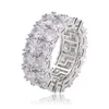 Шикарные кольца с большим цирконом, золотые, серебряные кольца в стиле хип-хоп для женщин и мужчин, модные свадебные украшения, подарок на помолвку 2019204K
