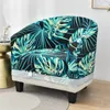 Chair Covers Elastic Geometric Sofa Cover Stretch Spandex Club Couch Slipcover for Living Room Coffee Bar Office Armchair Protector 230923