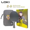 Racchette da ping pong Loki 9 Star Racchetta da ping pong professionale Attack-Loop Racchetta da ping pong alta e appiccicosa Pagaia con lama in carbonio 230923