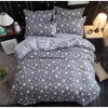 WENSD Bedding set yellow single Double person Heart-shaped bedding quilt cover set sheet comforter beddengoed roupa de cama Y269V