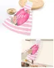 Towel Valentine'S Day Love Watercolor Flower Stripe Hand Microfiber Hanging For Bathroom Kitchen Quick Dry