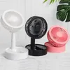 Nuovo ventilatore telescopico pieghevole per ufficio desktop creativo da esterno con piccolo ventilatore portatile con ricarica USB