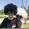 Other Event Party Supplies Funny Cloud Wig Cap Fluffy Wavy Explosive Head for birthday Dress Performance Props Hair Header Reactive 230923