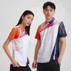 Ao ar livre camisetas homens camisa tênis casal mulheres crianças sportwear pingpong badminton ciclismo bicicleta correndo respirável confortável 230923