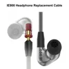 Ersatzkabel mit Mikrofon für Sennheiser IE300 IE600 IE900 akg N5005 Upgrade-Kopfhörerkabel 2,5 mm/3,5 mm/4,4 mm blankes, wiederverwendbares Kabel