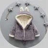 Vestes Bébé filles chaud manteaux d'hiver épais fausse fourrure mode enfants veste à capuche manteau pour fille vêtements d'extérieur enfants vêtements 04 ans 230923