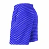 Men's Shorts Gym Retro Polka Dot Funny Swim Trunks Blue And White Males Quick Drying Surfing High Quality Plus Size Board Short Pants