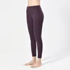 Pantalones de yoga para mujer Sensación desnuda Leggings de cintura alta de nailon elástico alto Push Up sexy Mallas de gimnasio para correr Ropa de atletismo femenina Talla S-XL