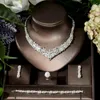 Collana orecchini set HIBRIDE vendita africana 4 pezzi moda sposa Dubai gioielli per le donne accessori per feste di nozze N-963