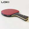 Racchette da ping pong Loki 9 Star Racchetta da ping pong professionale Attack-Loop Racchetta da ping pong alta e appiccicosa Pagaia con lama in carbonio 230923